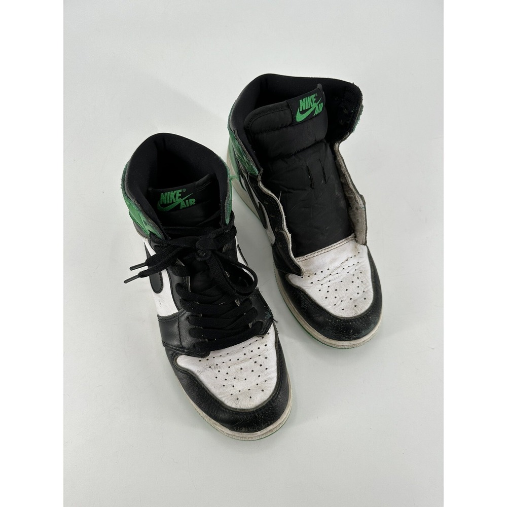 Nike‎ Air Jordan 1 Retro Boys Size 6Y Green Athletic Shoes Sneakers FD1437-031
